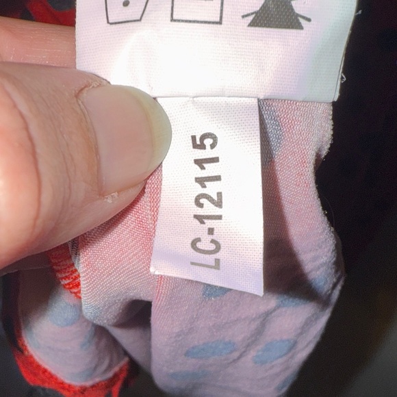 Mud Pie Drew Wrap Women’s Long Sleeve Midi Dress Dots Size Medium Red and Black - Picture 14 of 14